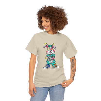 Easter Street Bunny T‑Shirt — Cool Graphic Bunny with "Always Be Kind" Tee