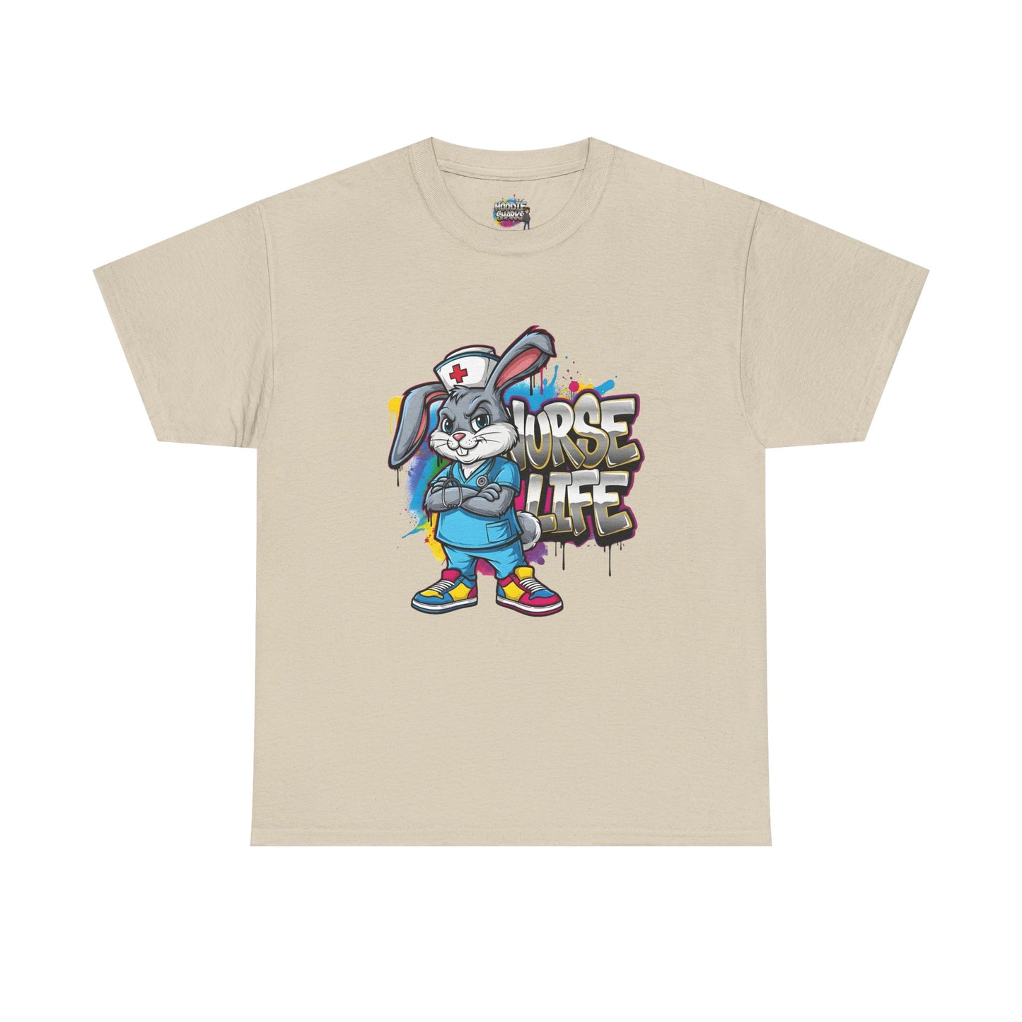 T-Shirt — Nurse Life Bunny Graphic Tee