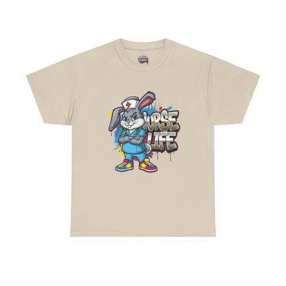 T-Shirt — Nurse Life Bunny Graphic Tee