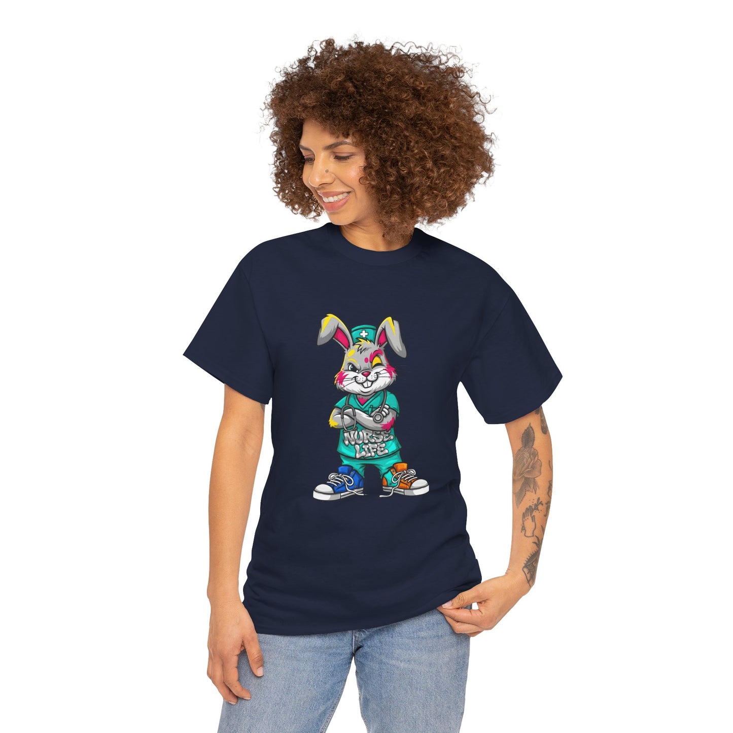 Easter Street Bunny T‑Shirt — Cool Graphic Bunny with "Always Be Kind" Tee
