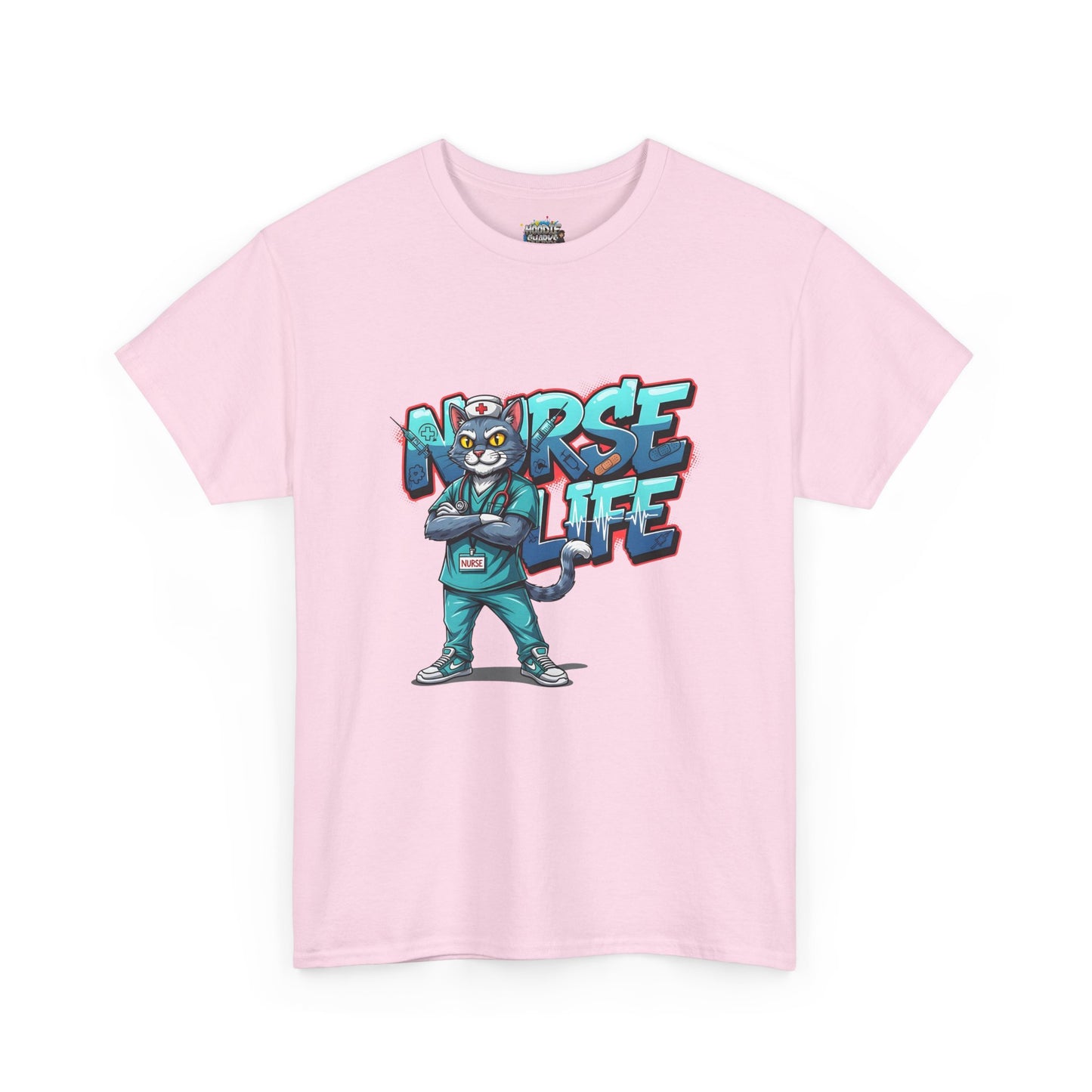 Unisex Nurse Life Graphic Tee — Cool Cartoon Nurse Design