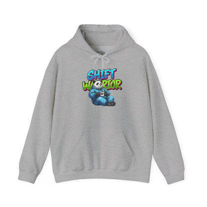 Unisex Shift Warrior Nurse Hoodie — Cute Sleeping Panda Crew