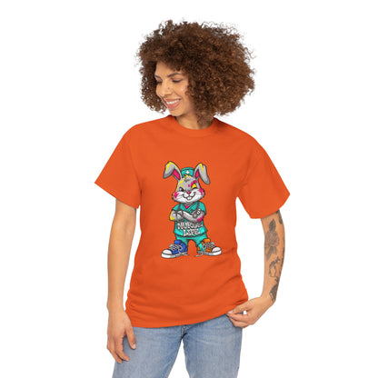 Easter Street Bunny T‑Shirt — Cool Graphic Bunny with "Always Be Kind" Tee