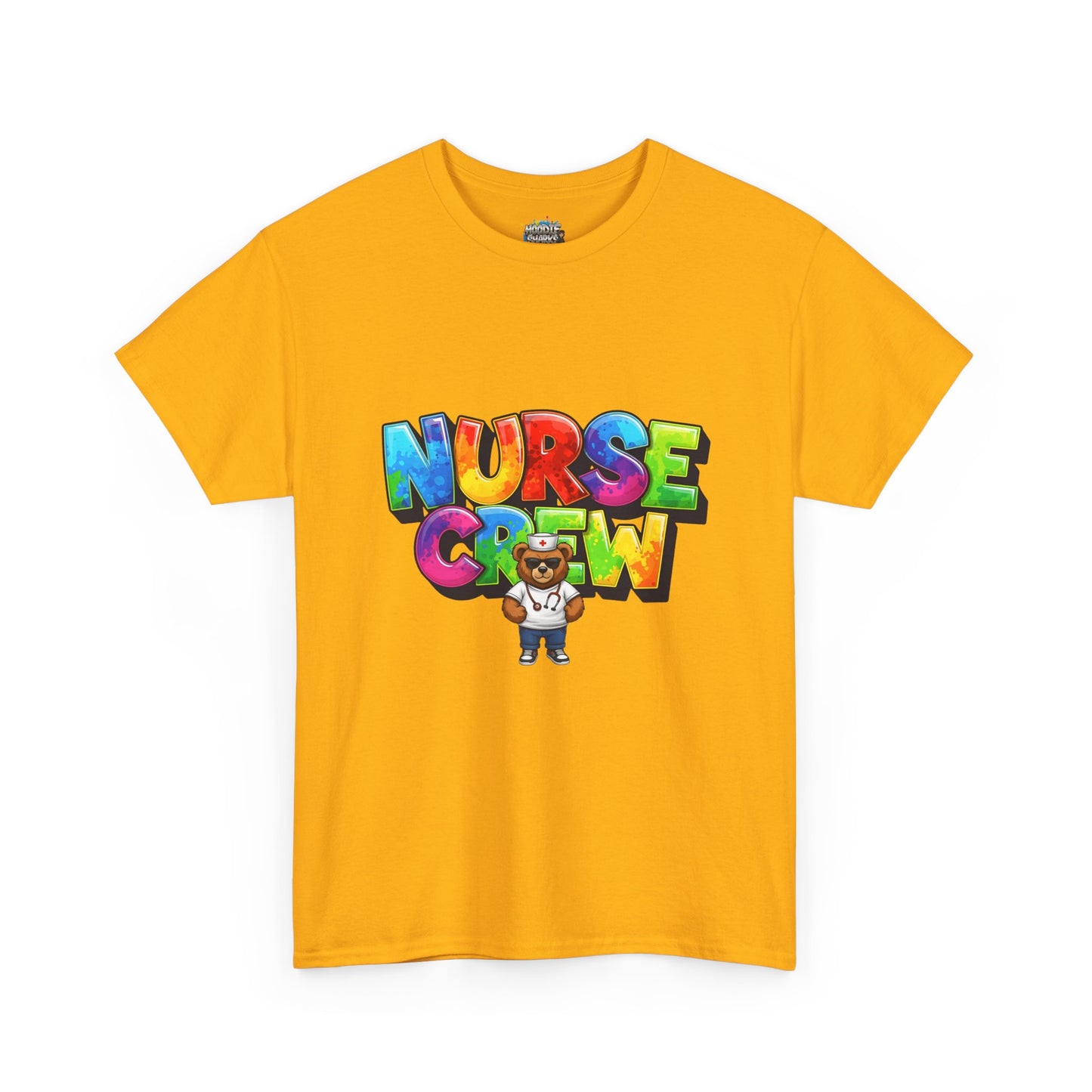 Nurse Crew Graphic Tee — Colorful Cartoon Nurse Appreciation Shirt