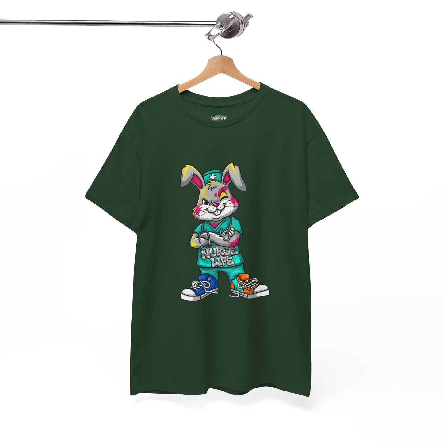 Easter Street Bunny T‑Shirt — Cool Graphic Bunny with "Always Be Kind" Tee