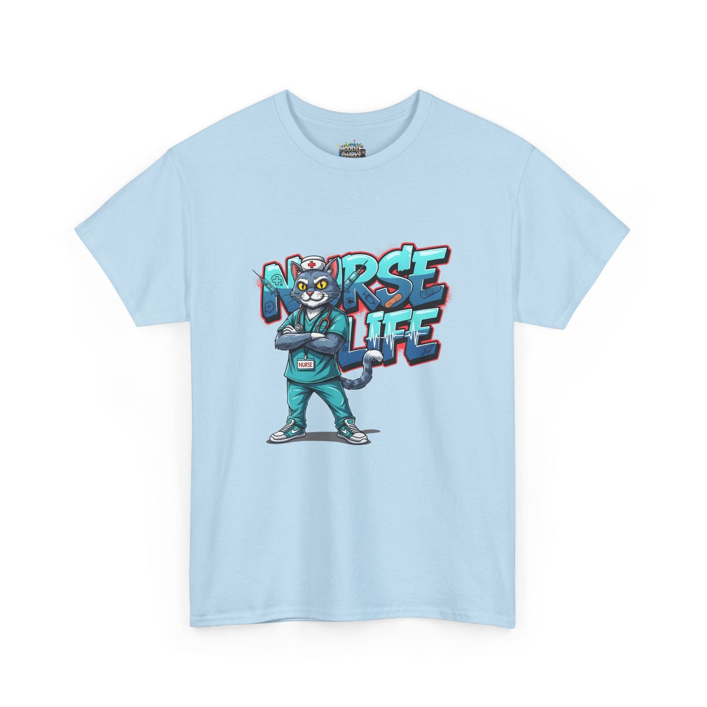 Unisex Nurse Life Graphic Tee — Cool Cartoon Nurse Design