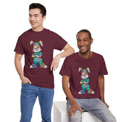 Easter Street Bunny T‑Shirt — Cool Graphic Bunny with "Always Be Kind" Tee
