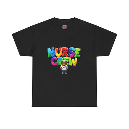Nurse Crew Graphic Tee — Colorful Cartoon Nurse Appreciation Shirt