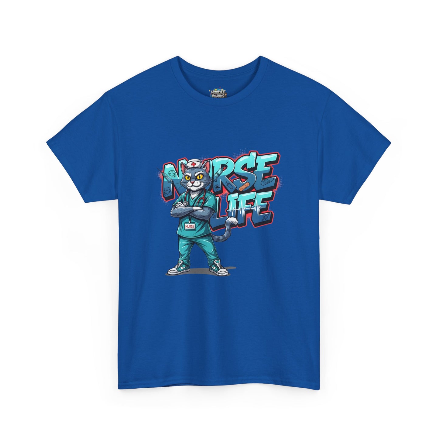 Unisex Nurse Life Graphic Tee — Cool Cartoon Nurse Design