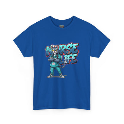 Unisex Nurse Life Graphic Tee — Cool Cartoon Nurse Design