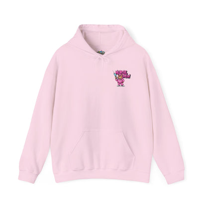 Nurse Crew Hoodie — Cute Teddy Nurse with Syringe Graphic