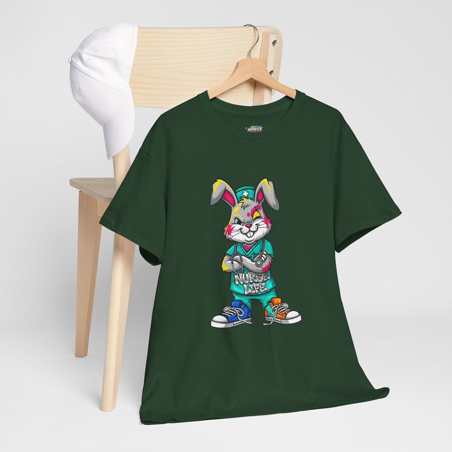 Easter Street Bunny T‑Shirt — Cool Graphic Bunny with "Always Be Kind" Tee