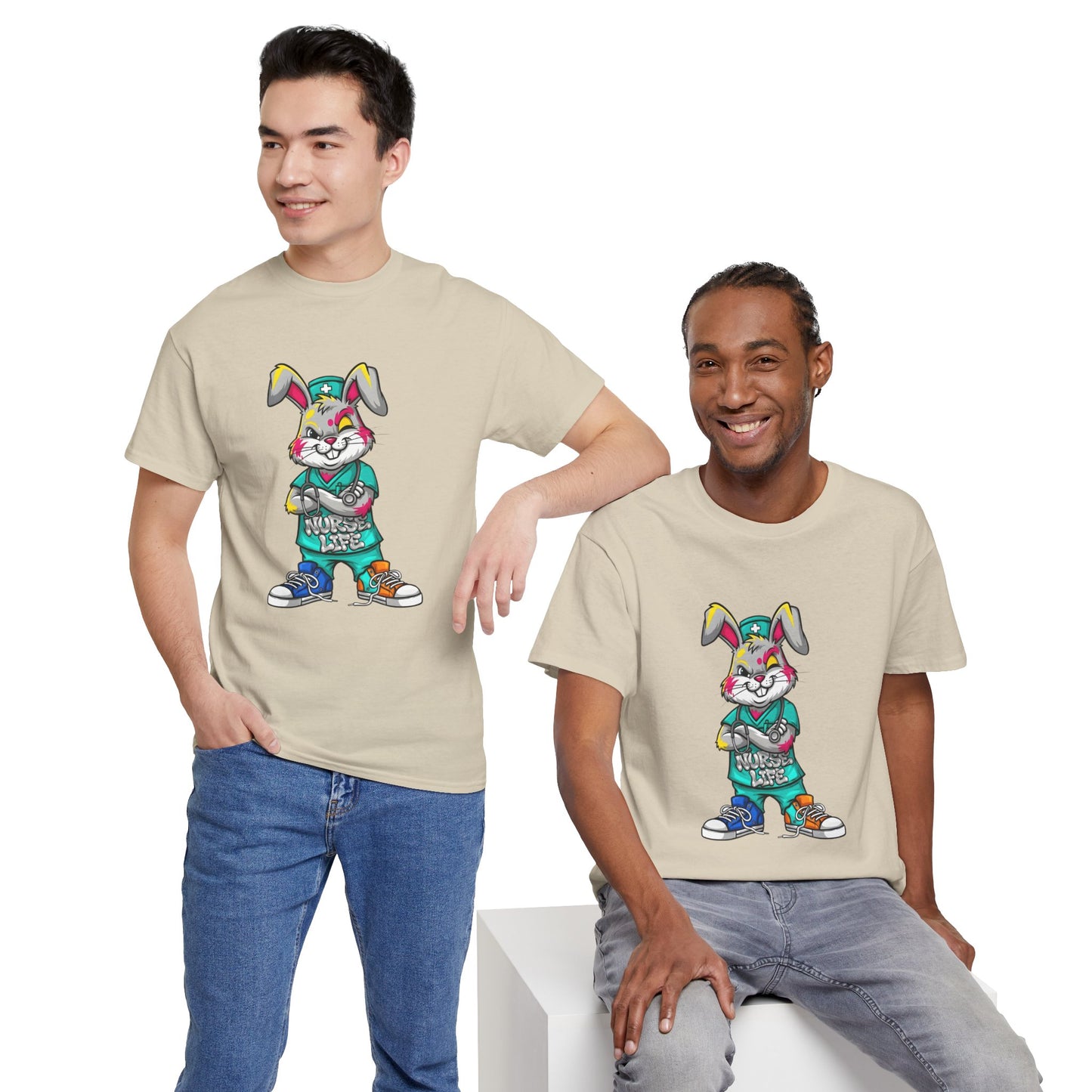 Easter Street Bunny T‑Shirt — Cool Graphic Bunny with "Always Be Kind" Tee
