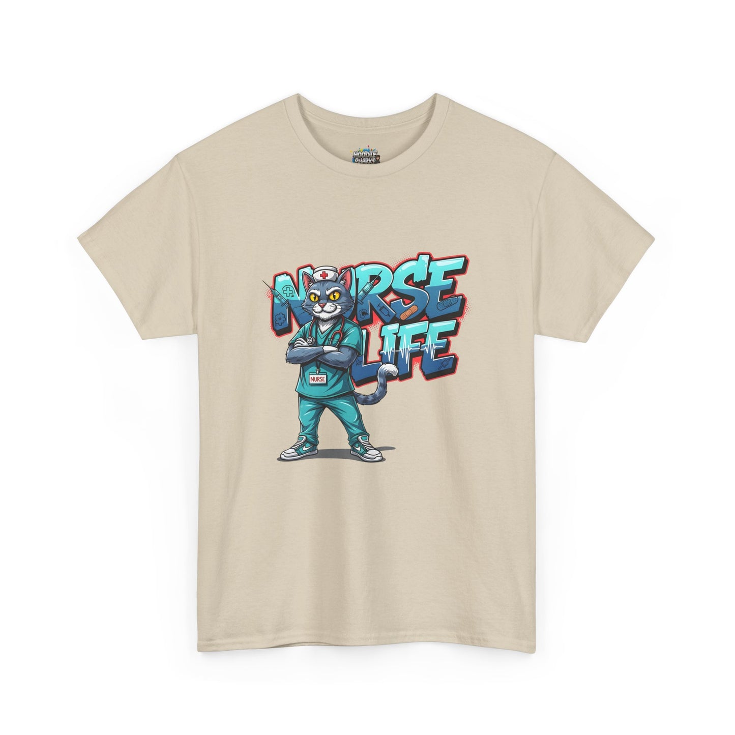 Unisex Nurse Life Graphic Tee — Cool Cartoon Nurse Design