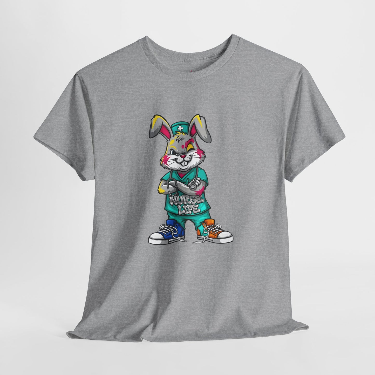 Easter Street Bunny T‑Shirt — Cool Graphic Bunny with "Always Be Kind" Tee