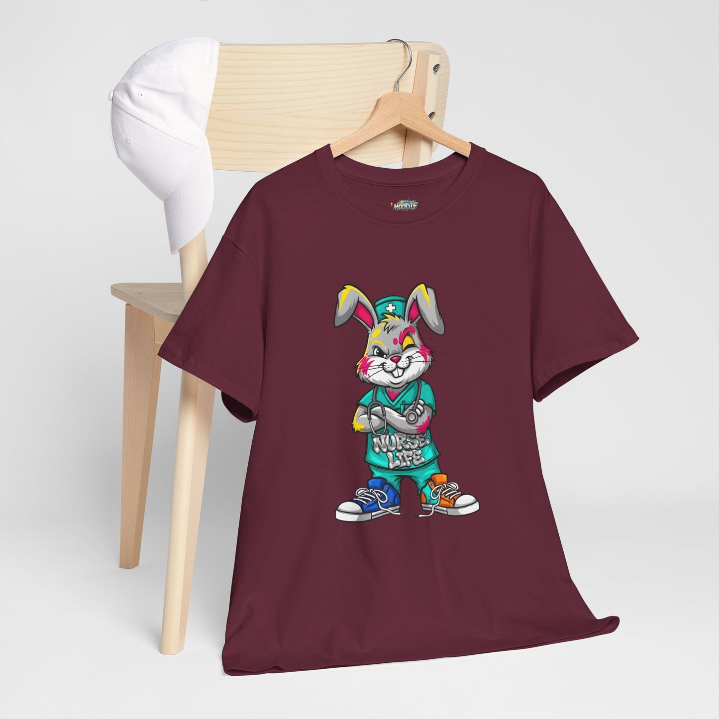 Easter Street Bunny T‑Shirt — Cool Graphic Bunny with "Always Be Kind" Tee