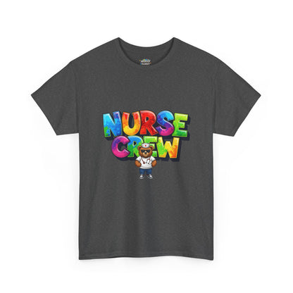 Nurse Crew Graphic Tee — Colorful Cartoon Nurse Appreciation Shirt