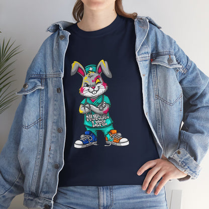 Easter Street Bunny T‑Shirt — Cool Graphic Bunny with "Always Be Kind" Tee