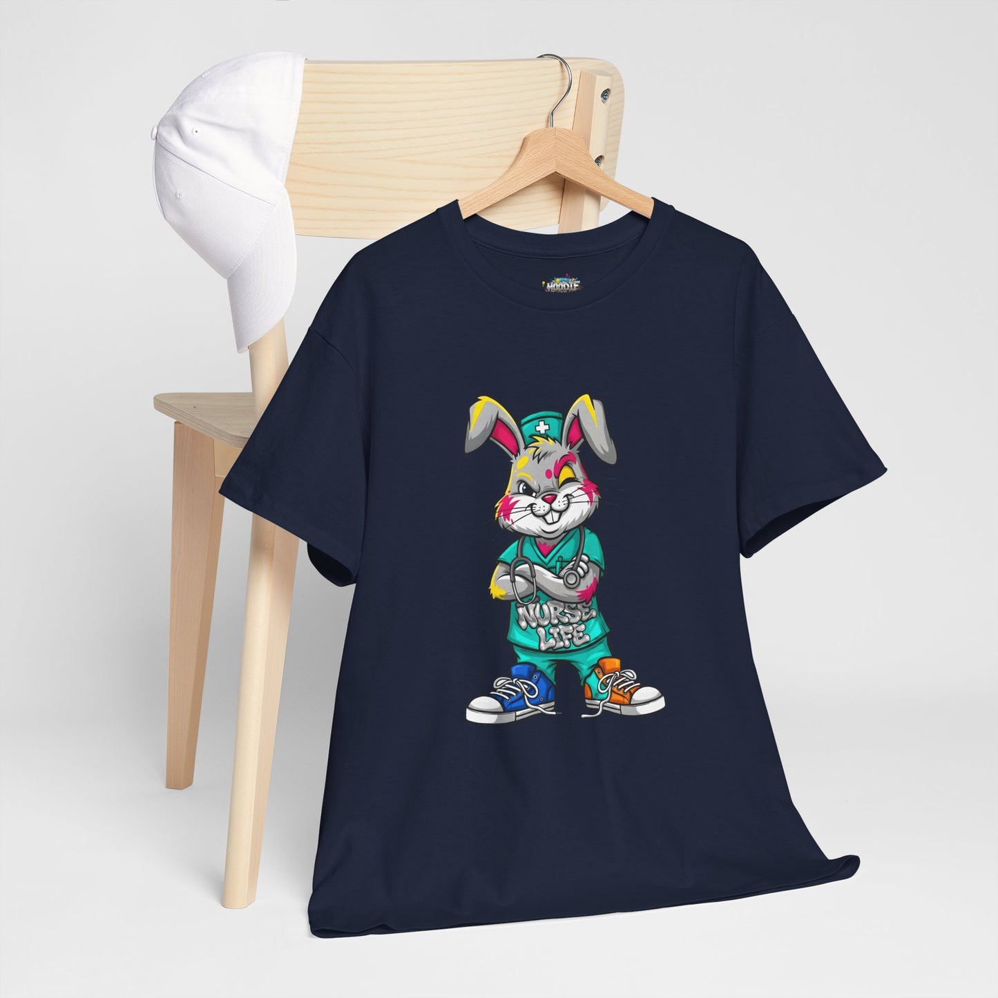 Easter Street Bunny T‑Shirt — Cool Graphic Bunny with "Always Be Kind" Tee