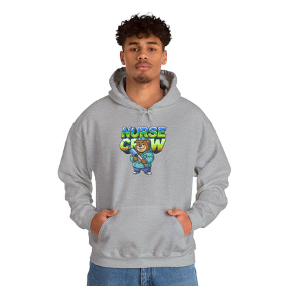 Unisex Nurse Crew Hoodie — Cute Bear Nurse Graphic Pullover
