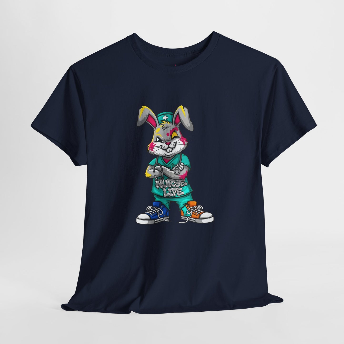 Easter Street Bunny T‑Shirt — Cool Graphic Bunny with "Always Be Kind" Tee
