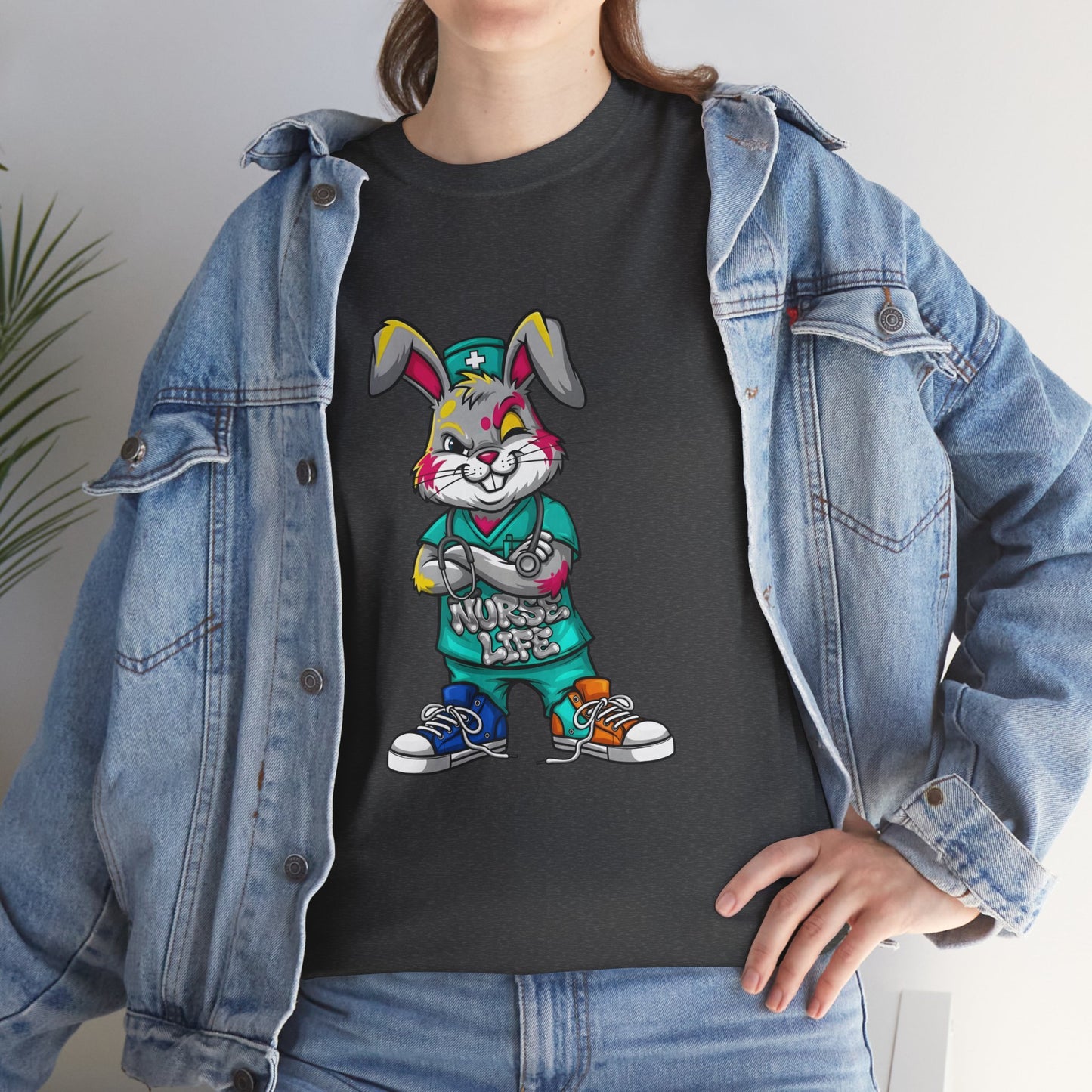 Easter Street Bunny T‑Shirt — Cool Graphic Bunny with "Always Be Kind" Tee
