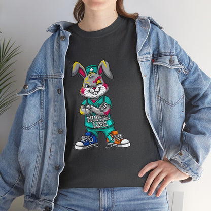 Easter Street Bunny T‑Shirt — Cool Graphic Bunny with "Always Be Kind" Tee