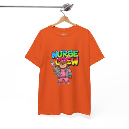 Nurse Crew T-Shirt — Cute Cartoon Nurse Bear Graphic Tee