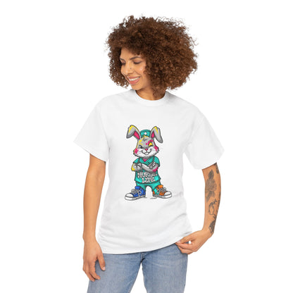 Easter Street Bunny T‑Shirt — Cool Graphic Bunny with "Always Be Kind" Tee