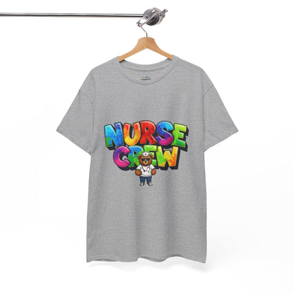 Nurse Crew Graphic Tee — Colorful Cartoon Nurse Appreciation Shirt