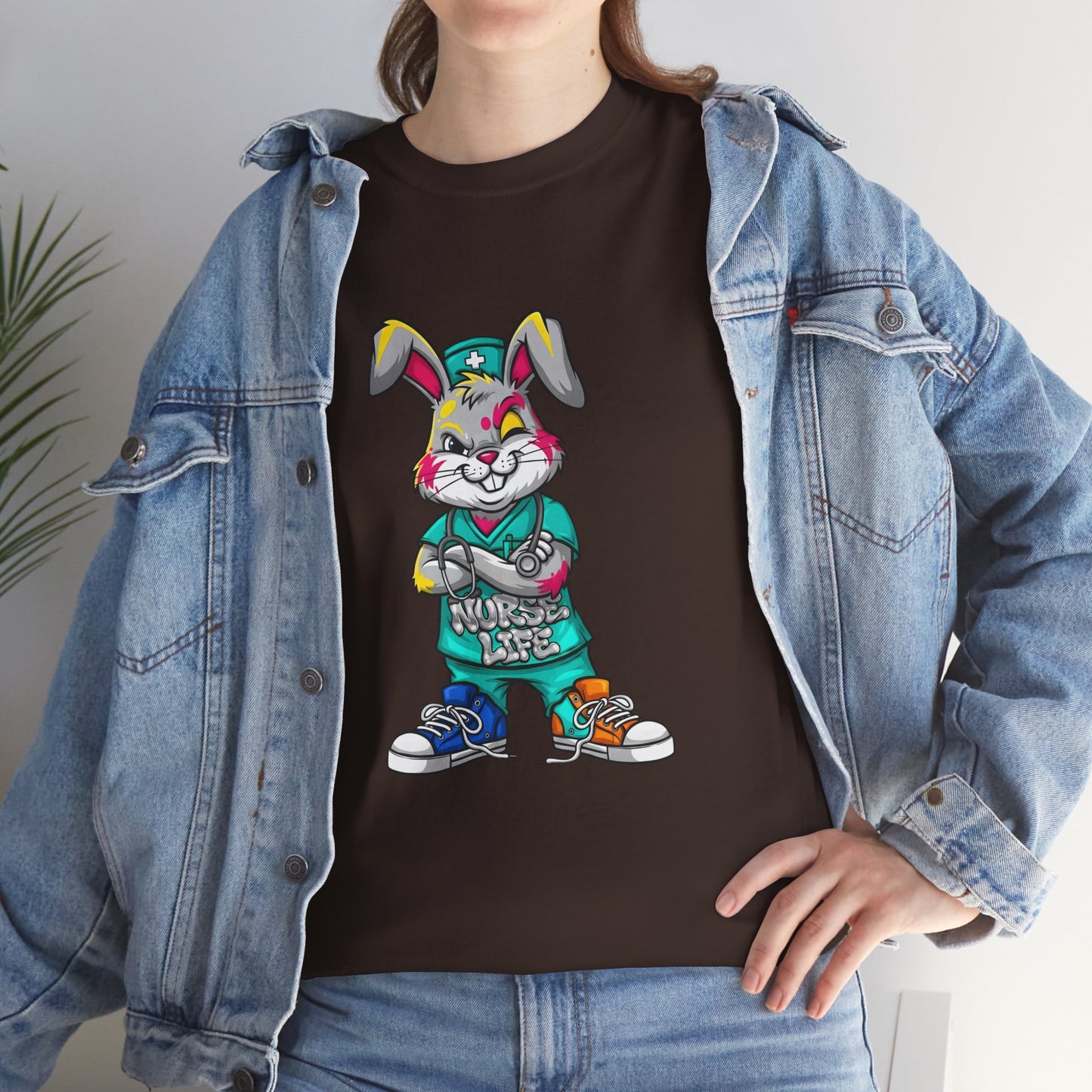 Easter Street Bunny T‑Shirt — Cool Graphic Bunny with "Always Be Kind" Tee