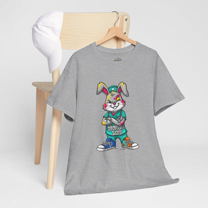 Easter Street Bunny T‑Shirt — Cool Graphic Bunny with "Always Be Kind" Tee