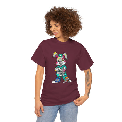 Easter Street Bunny T‑Shirt — Cool Graphic Bunny with "Always Be Kind" Tee