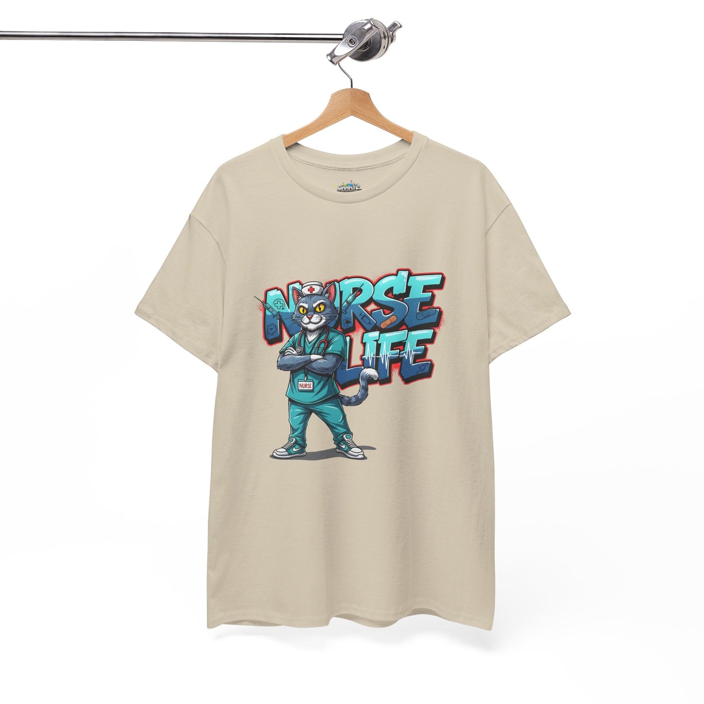 Unisex Nurse Life Graphic Tee — Cool Cartoon Nurse Design
