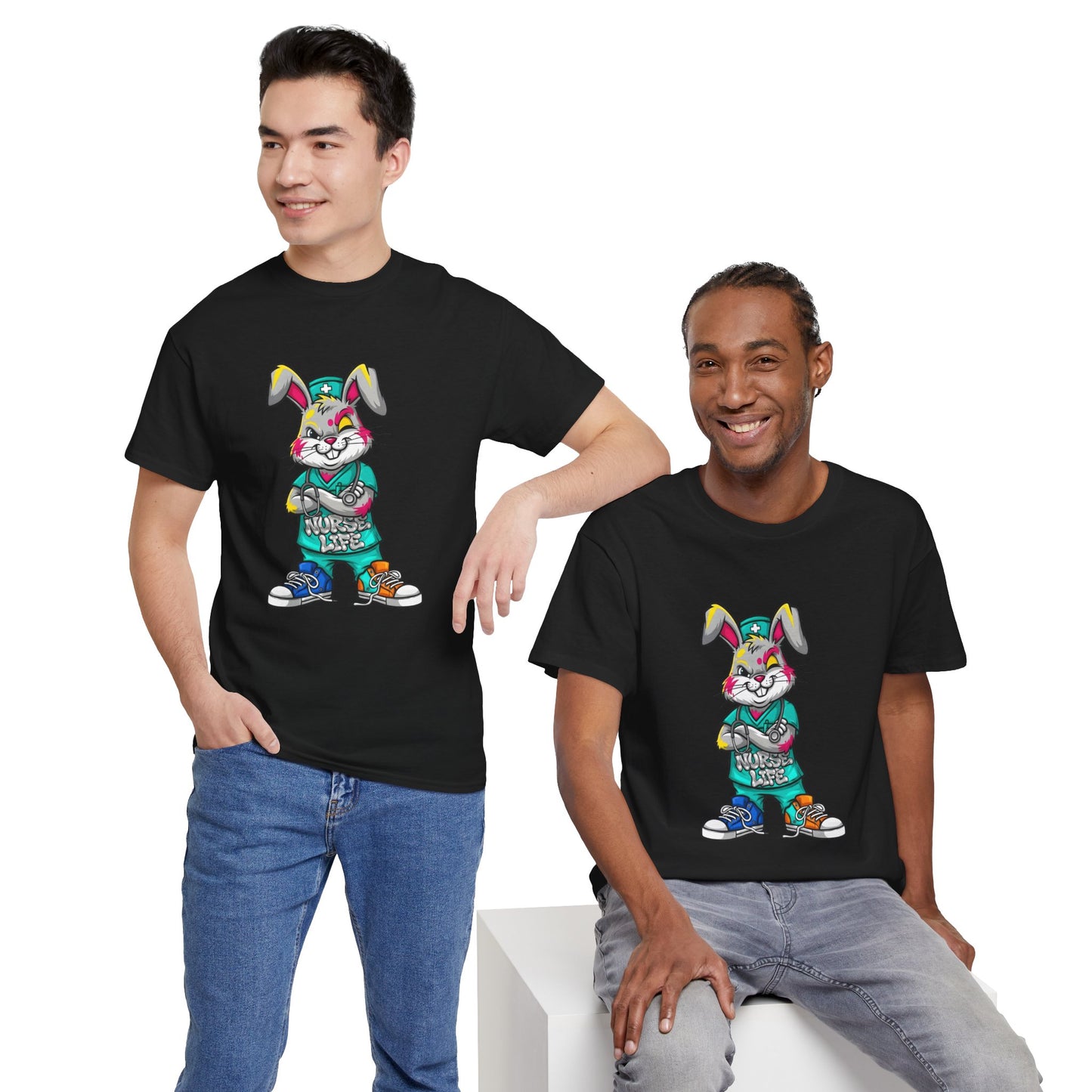 Easter Street Bunny T‑Shirt — Cool Graphic Bunny with "Always Be Kind" Tee