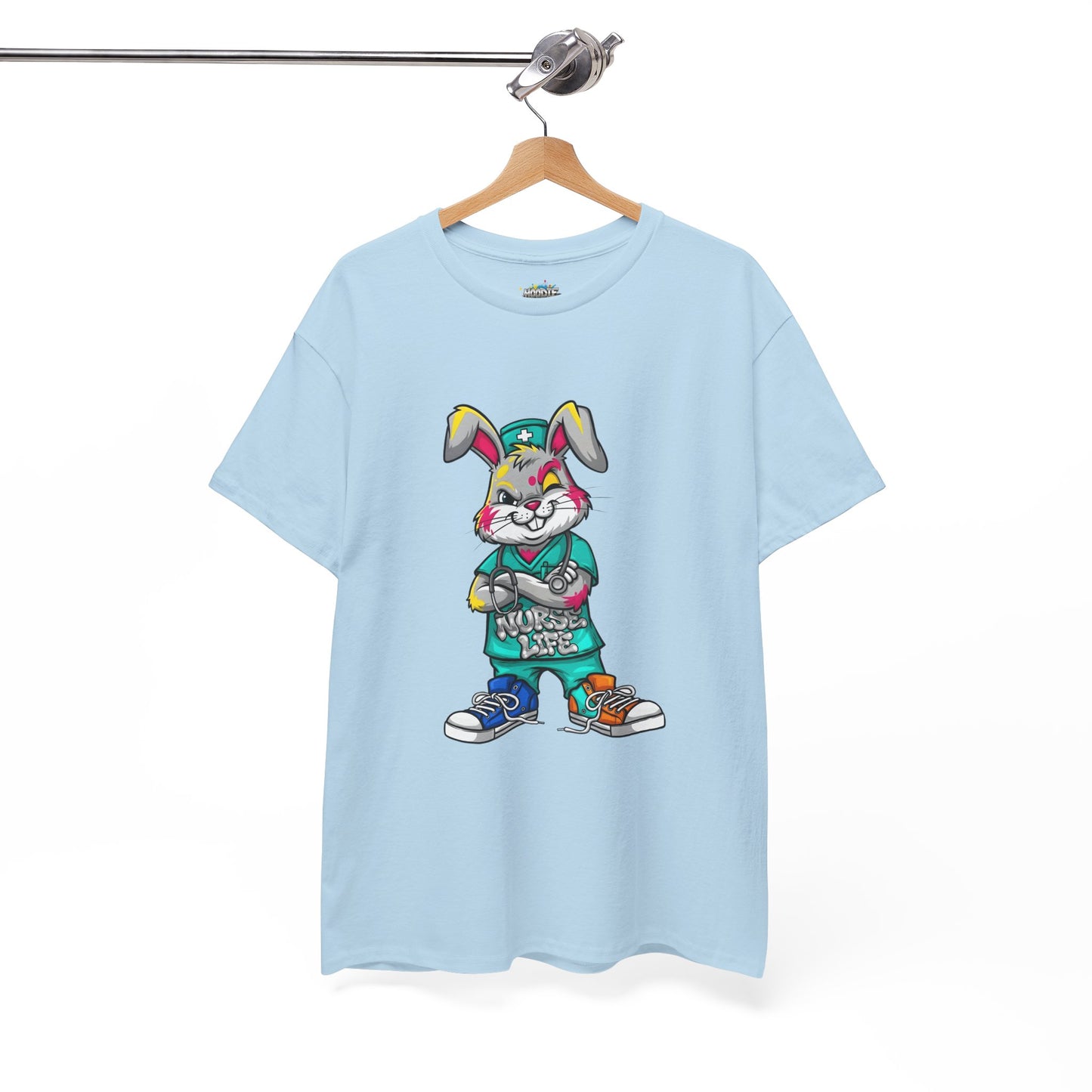 Easter Street Bunny T‑Shirt — Cool Graphic Bunny with "Always Be Kind" Tee