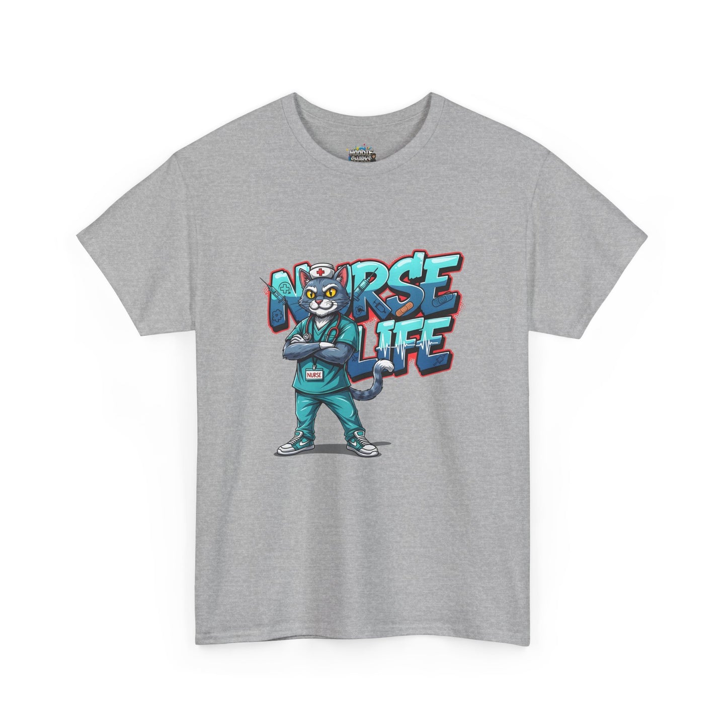 Unisex Nurse Life Graphic Tee — Cool Cartoon Nurse Design