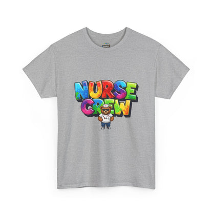 Nurse Crew Graphic Tee — Colorful Cartoon Nurse Appreciation Shirt