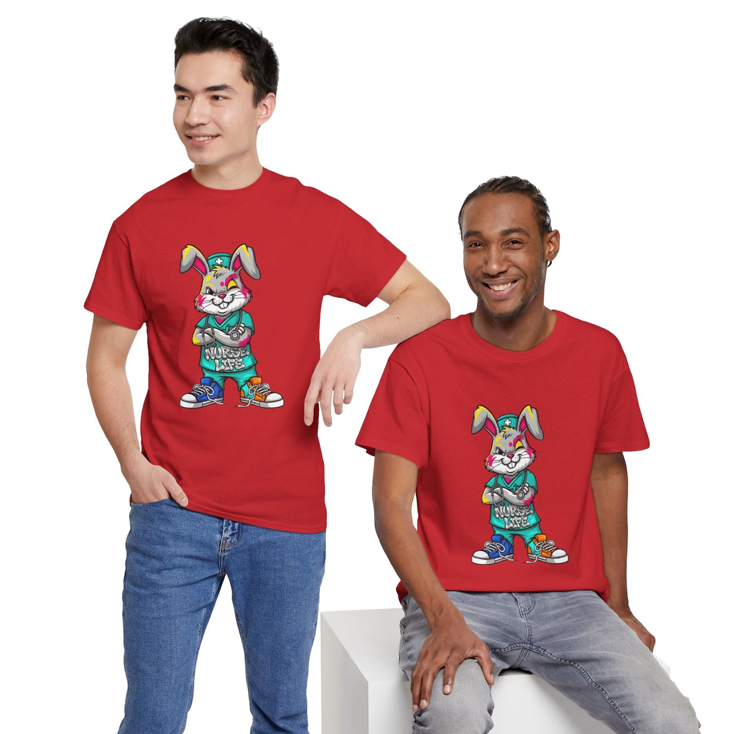 Easter Street Bunny T‑Shirt — Cool Graphic Bunny with "Always Be Kind" Tee