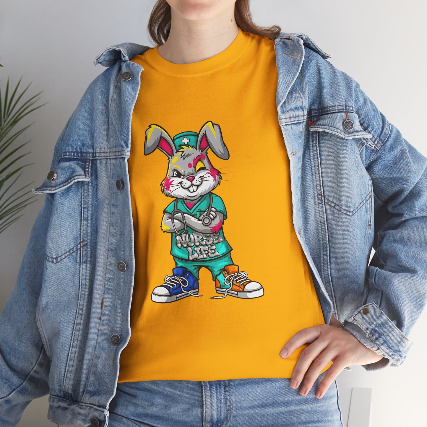 Easter Street Bunny T‑Shirt — Cool Graphic Bunny with "Always Be Kind" Tee