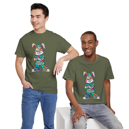 Easter Street Bunny T‑Shirt — Cool Graphic Bunny with "Always Be Kind" Tee