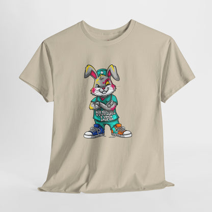 Easter Street Bunny T‑Shirt — Cool Graphic Bunny with "Always Be Kind" Tee