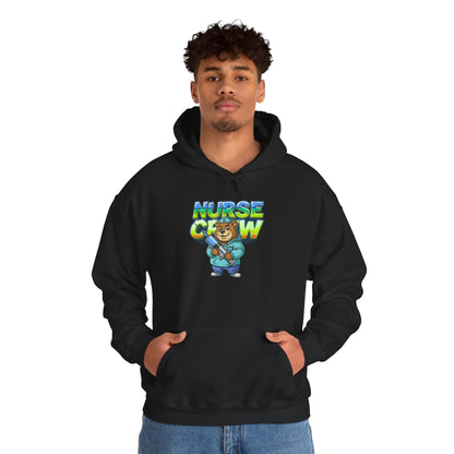 Unisex Nurse Crew Hoodie — Cute Bear Nurse Graphic Pullover