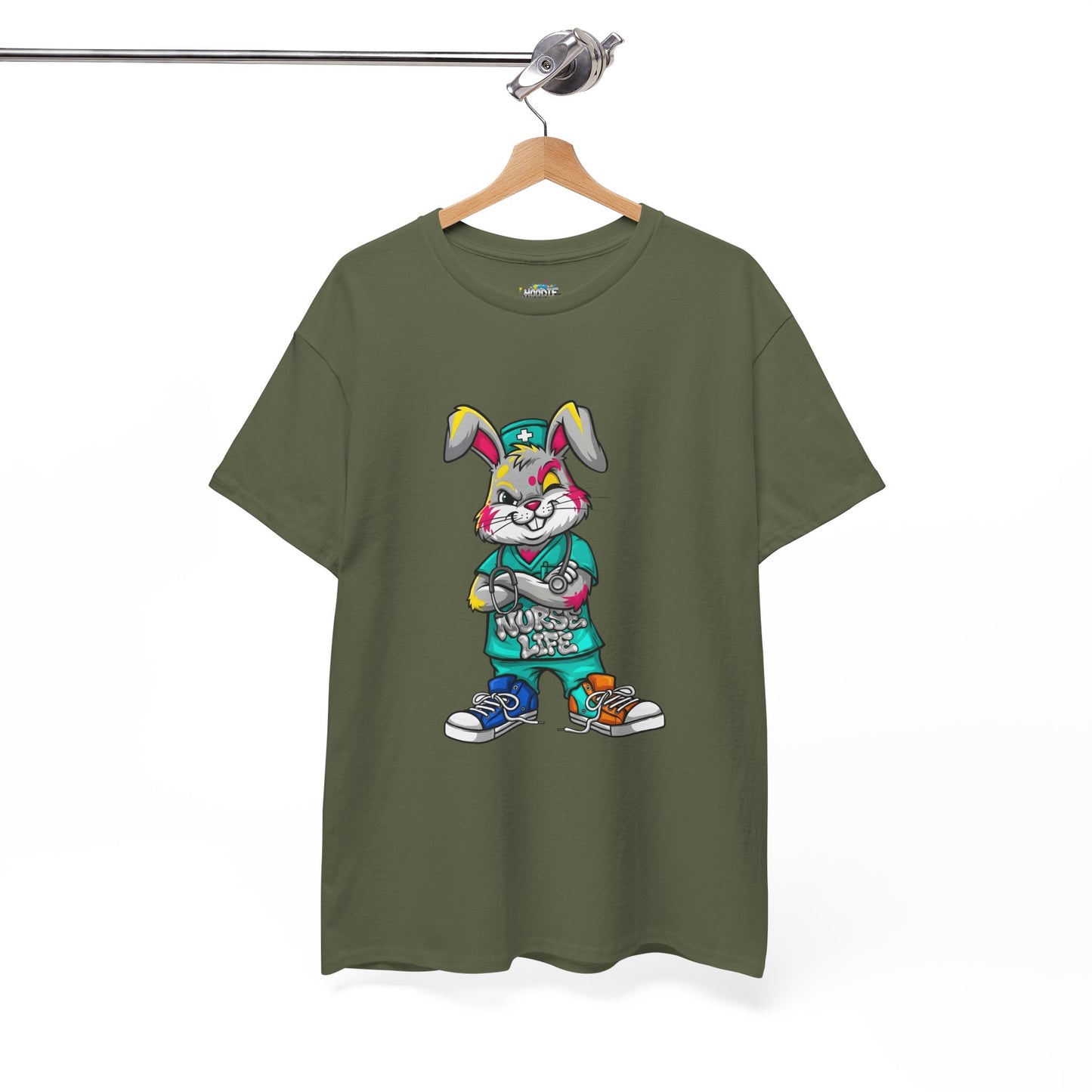 Easter Street Bunny T‑Shirt — Cool Graphic Bunny with "Always Be Kind" Tee