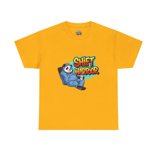 Shift Warrior Panda Nurse T‑Shirt — Night Shift Crew Tee