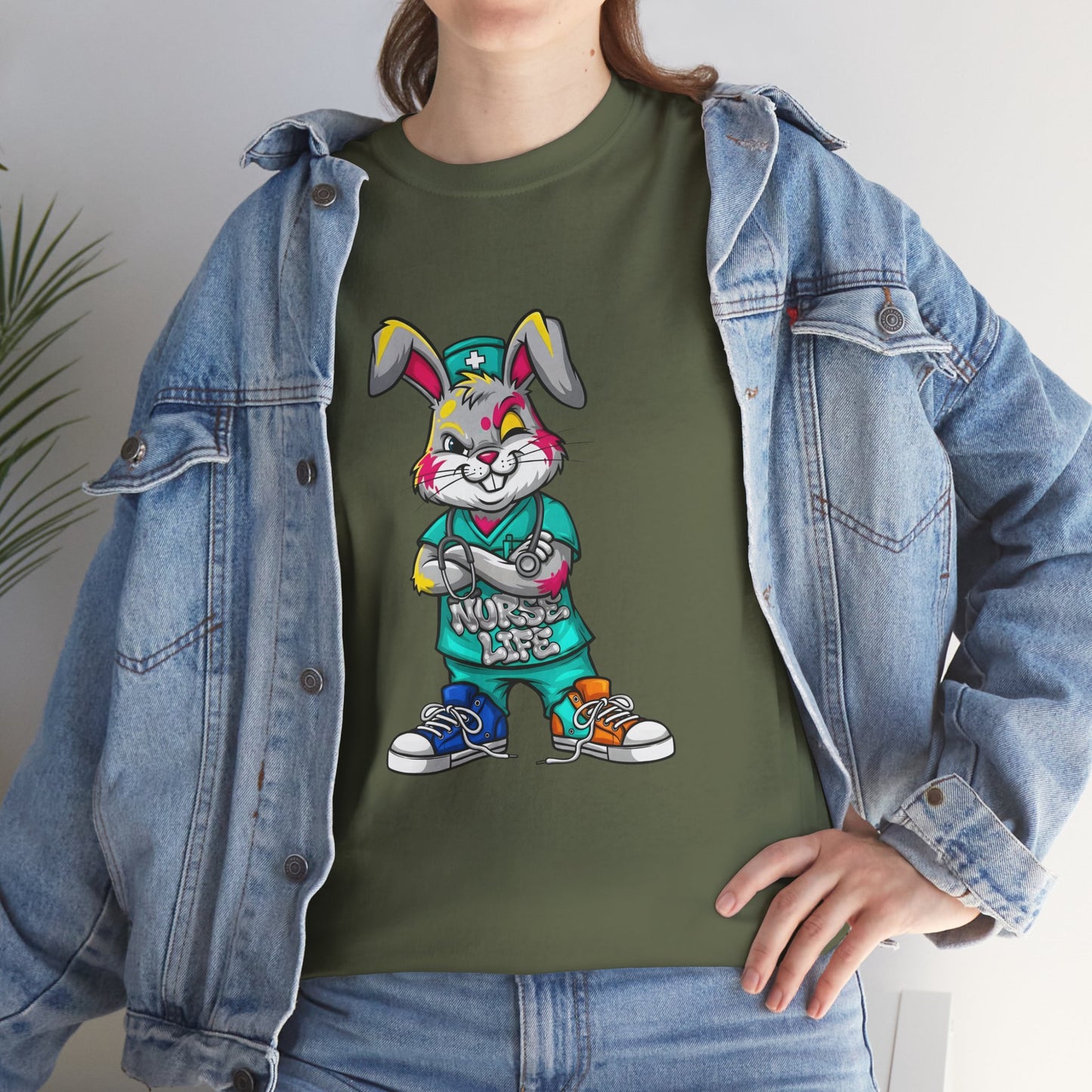 Easter Street Bunny T‑Shirt — Cool Graphic Bunny with "Always Be Kind" Tee