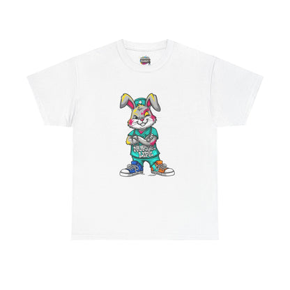 Easter Street Bunny T‑Shirt — Cool Graphic Bunny with "Always Be Kind" Tee
