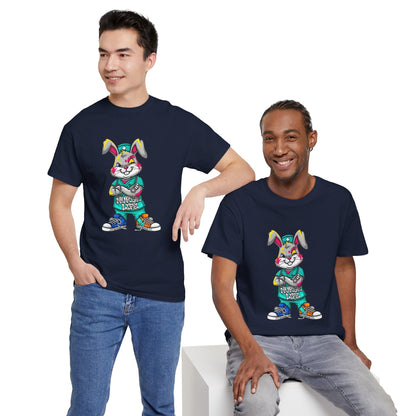 Easter Street Bunny T‑Shirt — Cool Graphic Bunny with "Always Be Kind" Tee