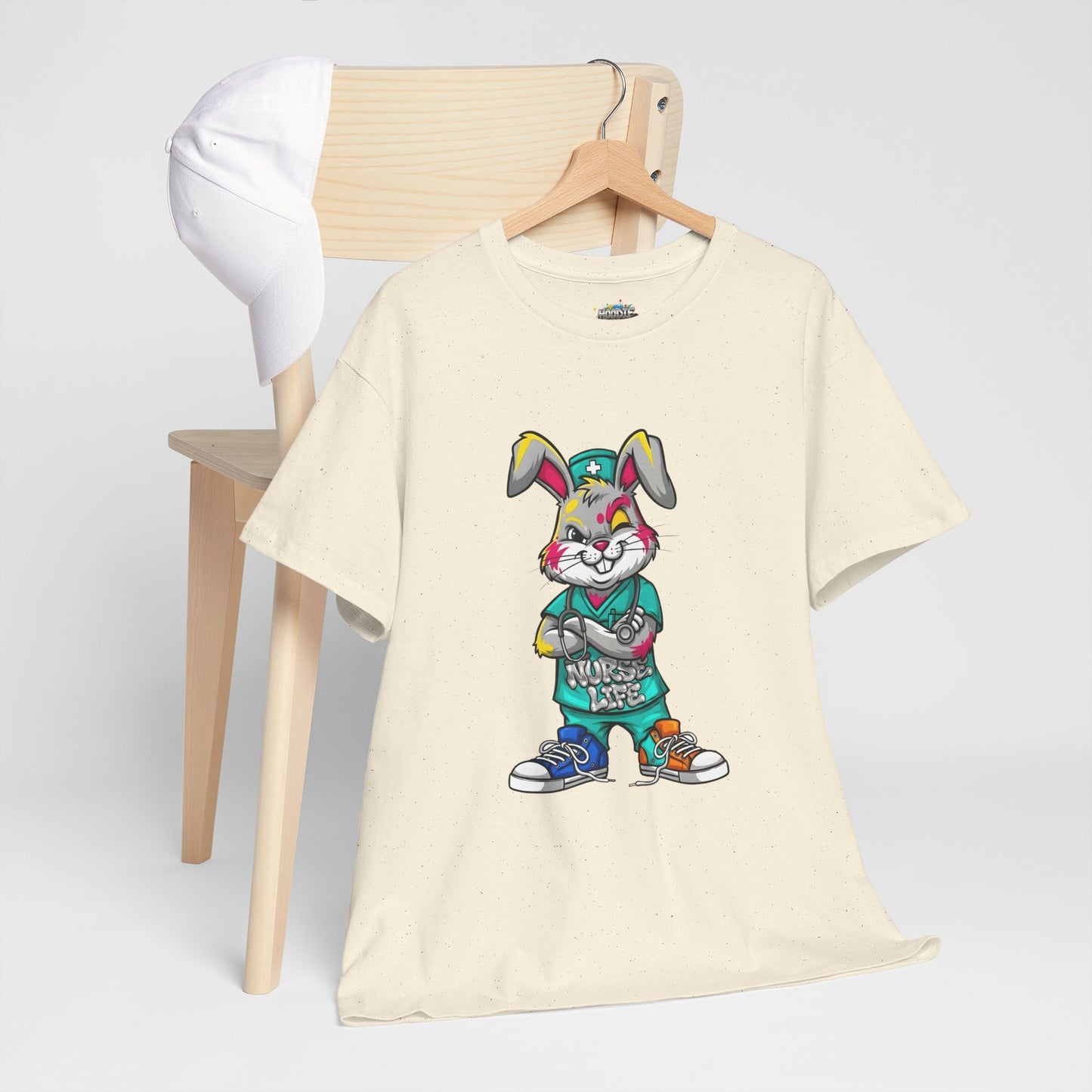 Easter Street Bunny T‑Shirt — Cool Graphic Bunny with "Always Be Kind" Tee