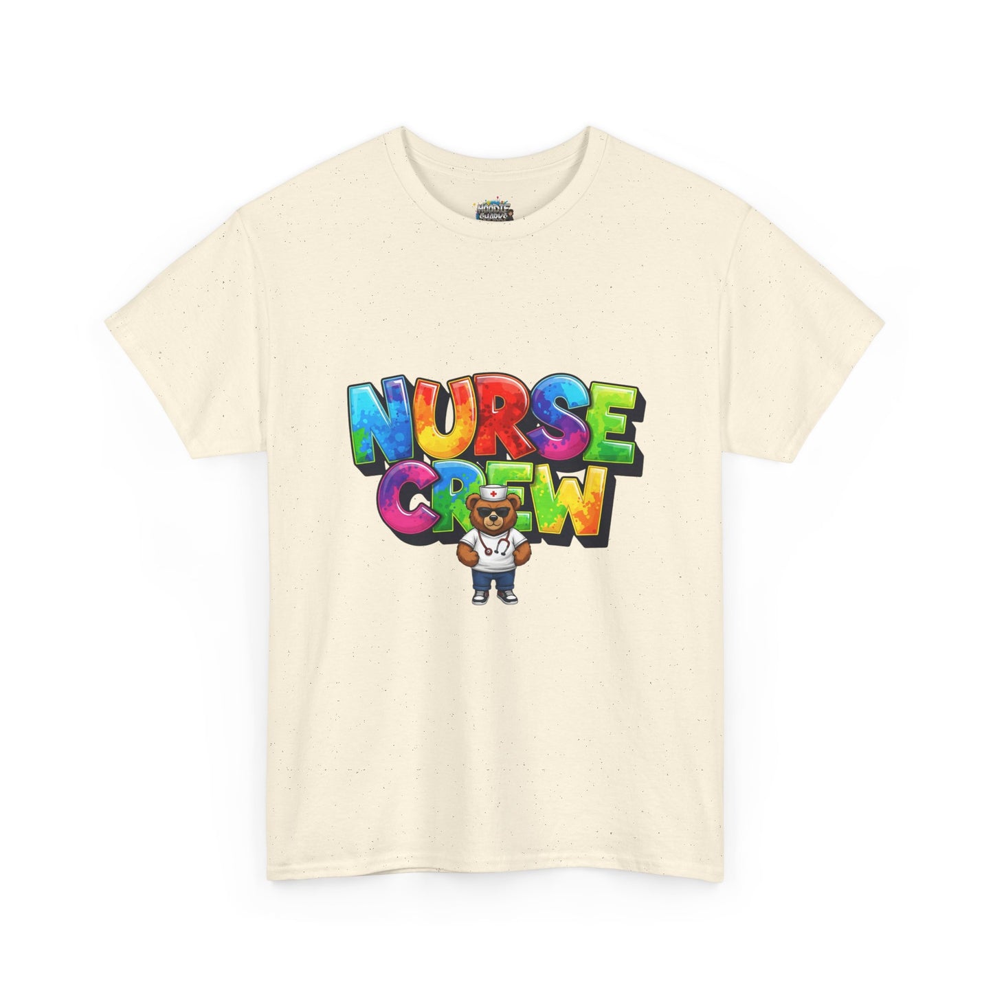 Nurse Crew Graphic Tee — Colorful Cartoon Nurse Appreciation Shirt